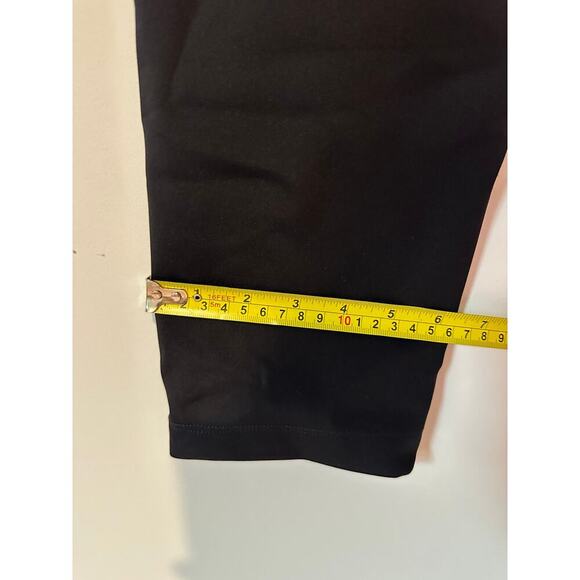 SHAN Size 14 Stretch Quiet Luxury Legging Black Plus Skinny Ankle Work Pants - Picture 8 of 11